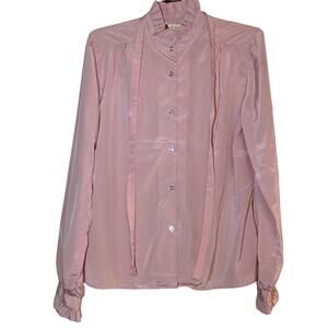 Oscar De‎ LaRenta Pink blouse